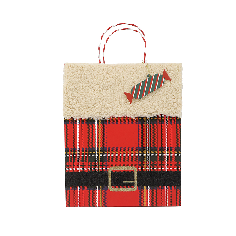 Christmas Flannel Gift Bag